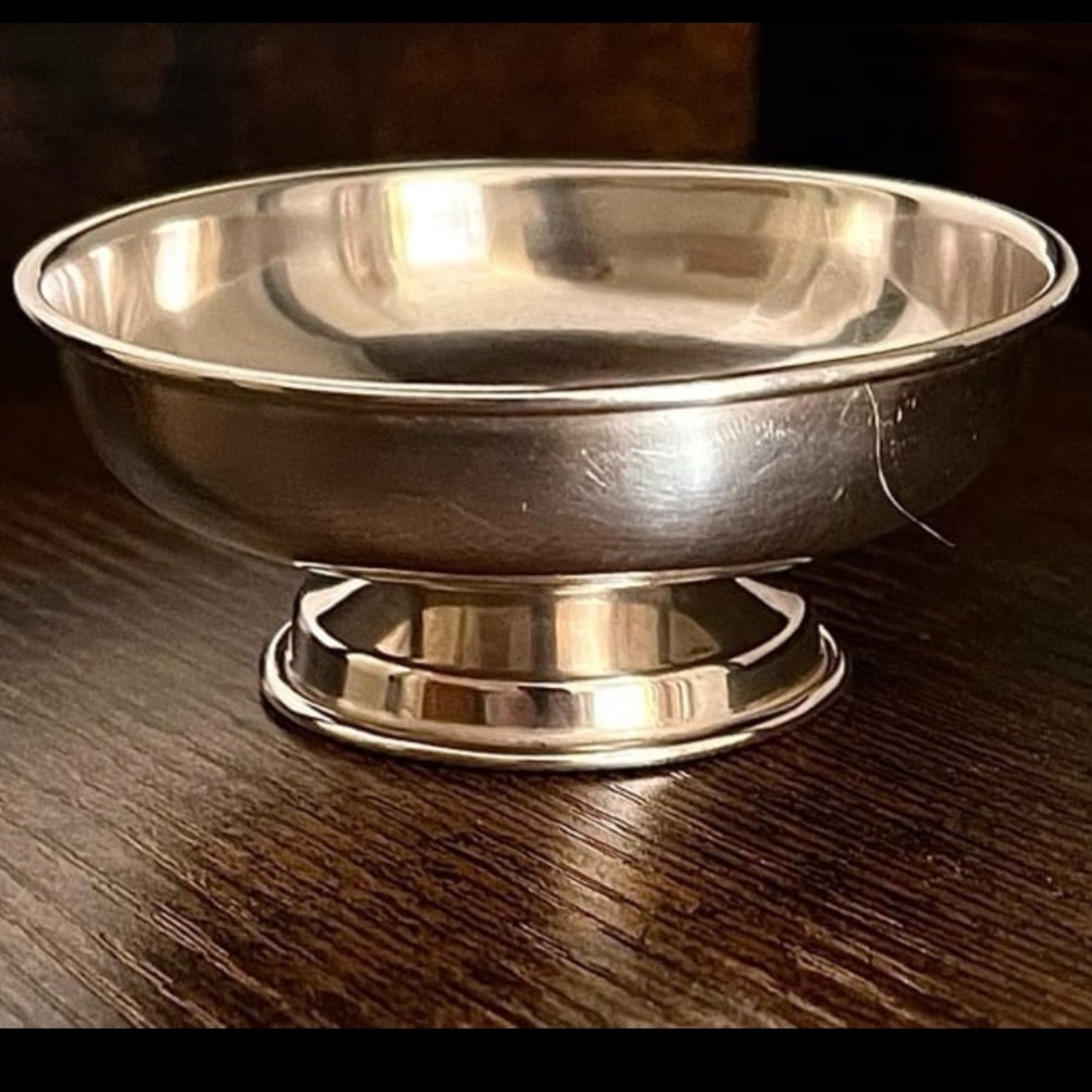 Vintage Mexico Sterling Silver Bowl 3” diameter - Picture 8 of 9